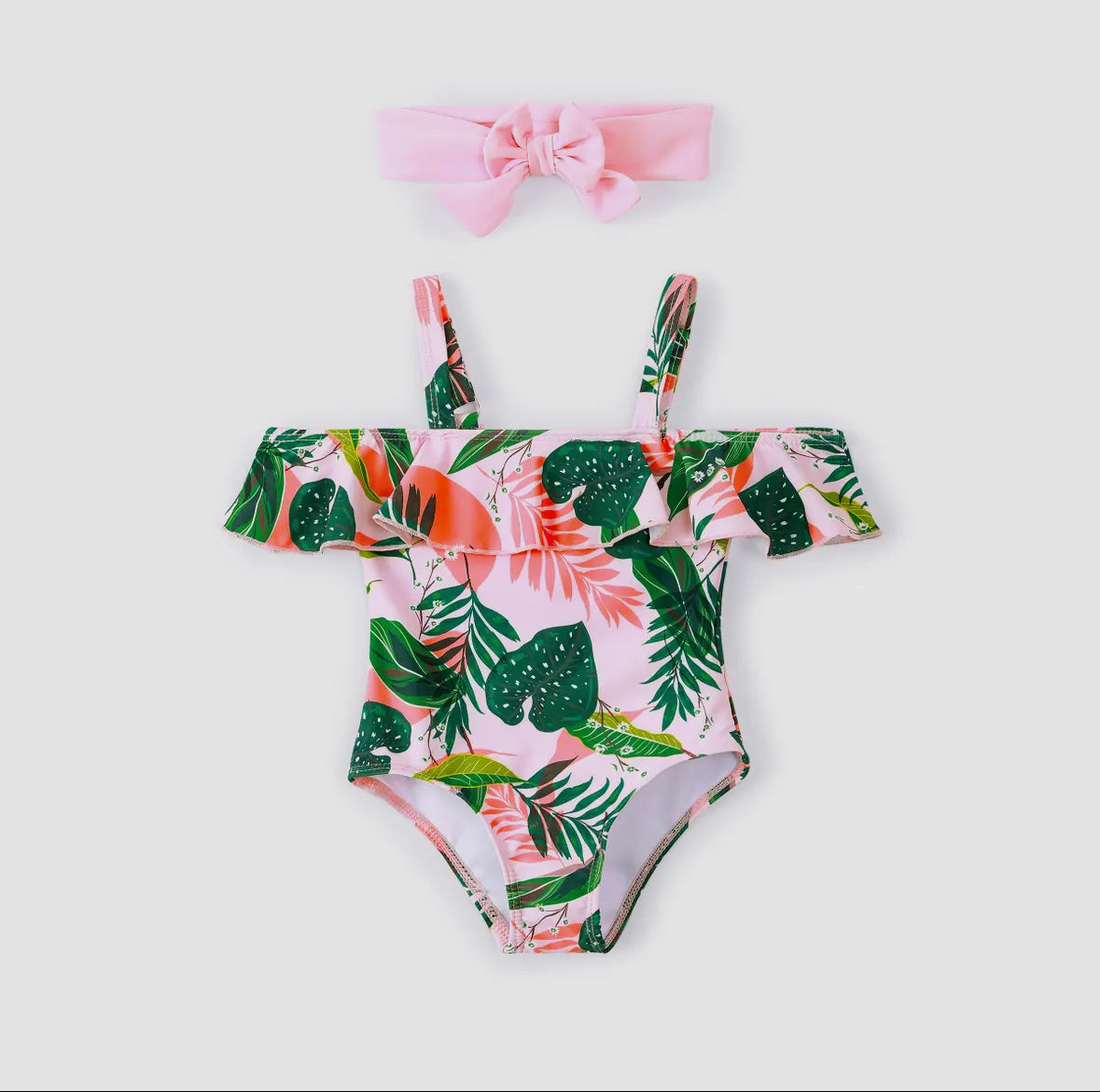 2pc Floral Swimsuit