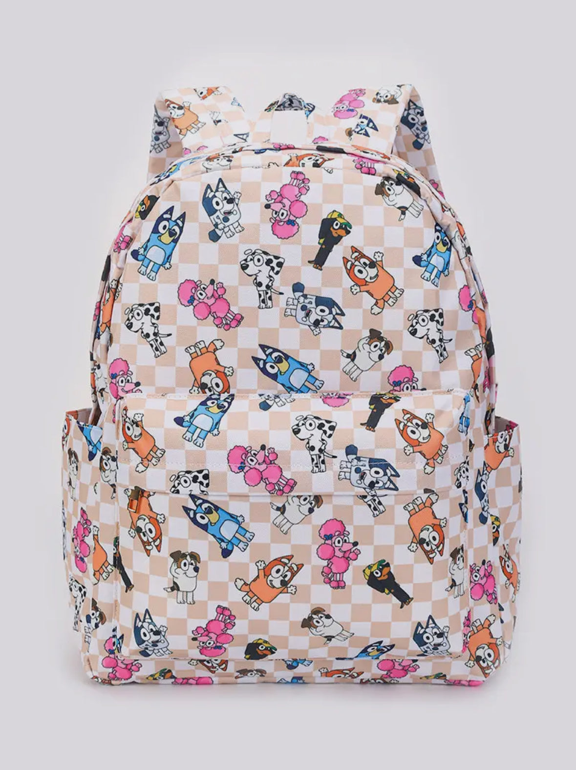 Checkered Character Backpack