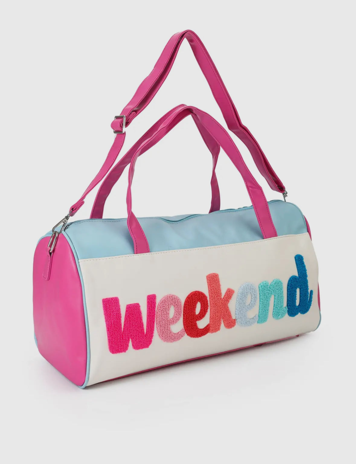 Weekend Embroidery Duffel Bag