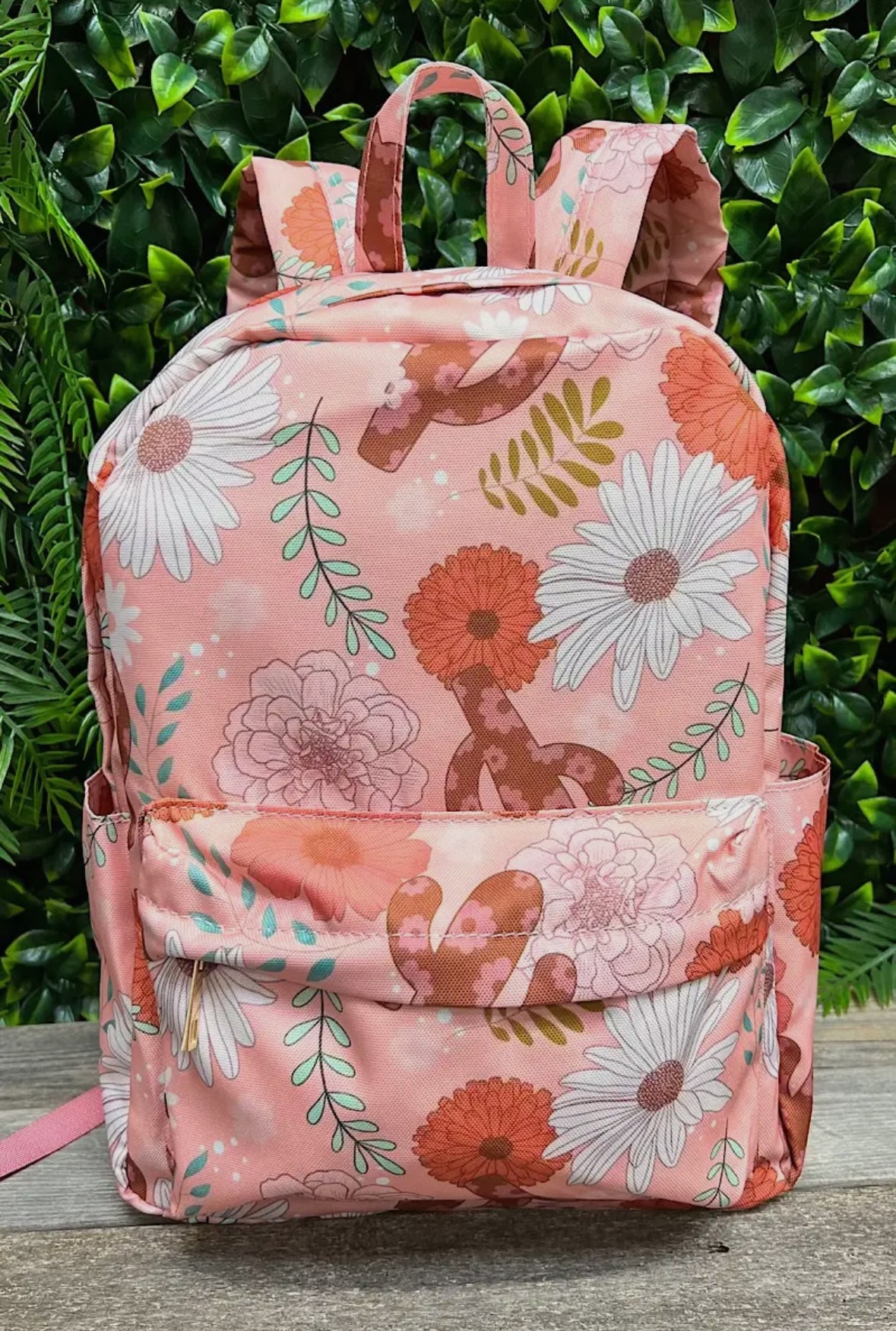 Floral Cactus Backpack Small