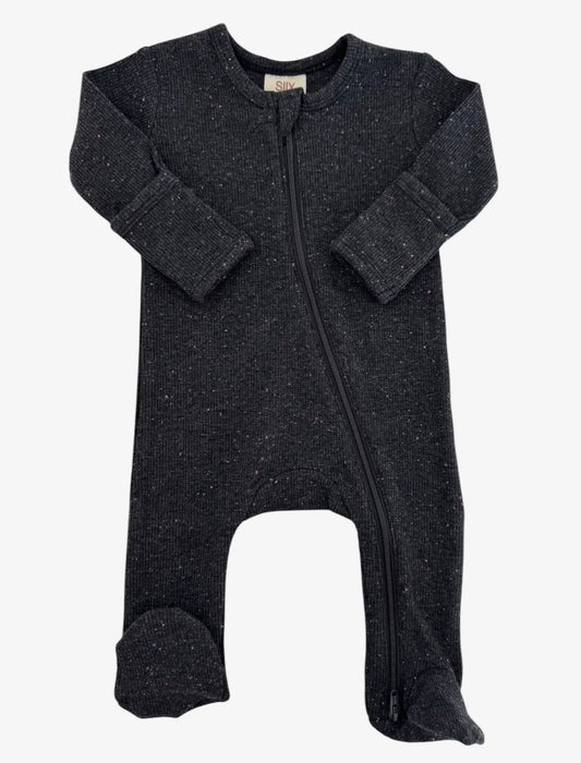 Charcoal 2-way Zip Footie