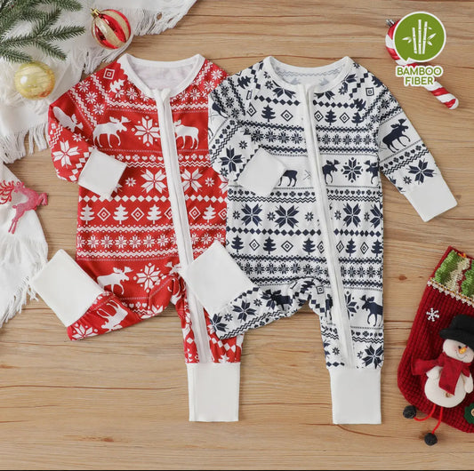 Winter Baby Bamboo Zip Up