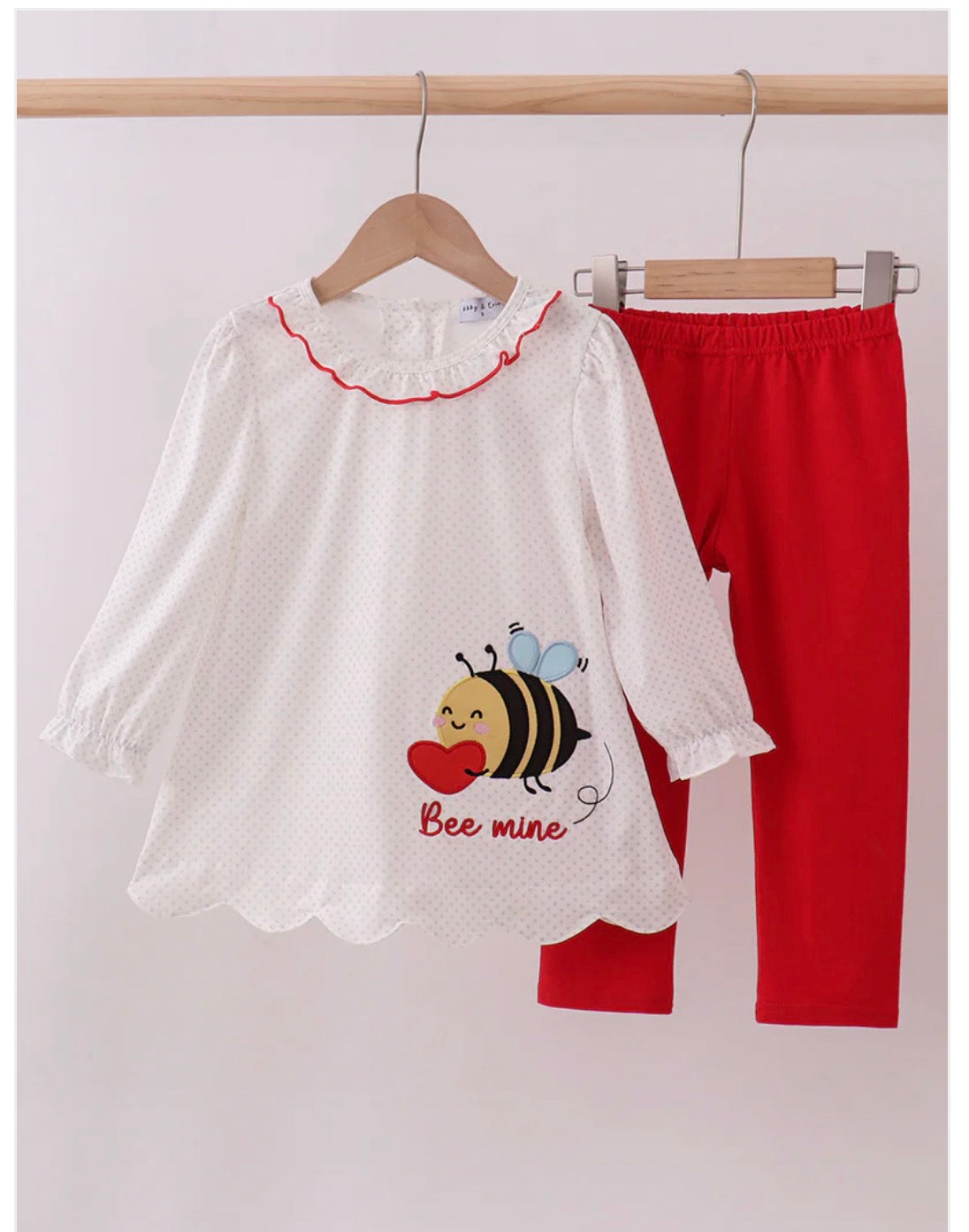 Bee Mine Ruffle Pant Set