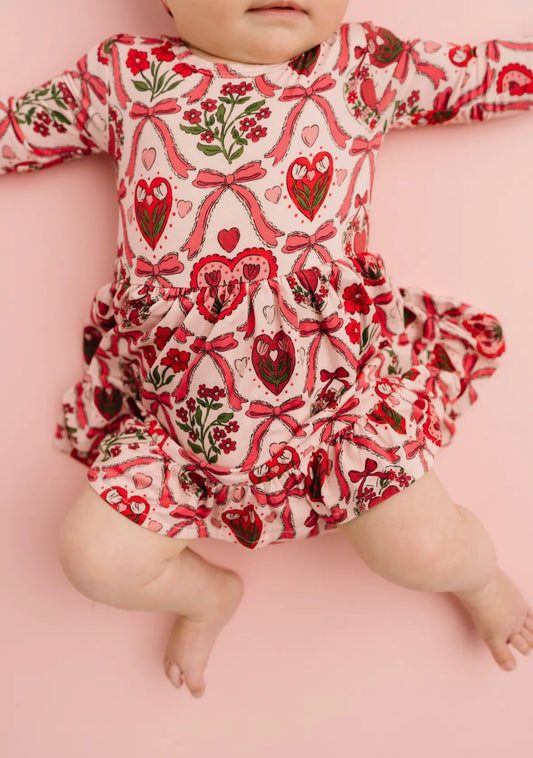 Sweetest Valentine Long Sleeve Bamboo Dress